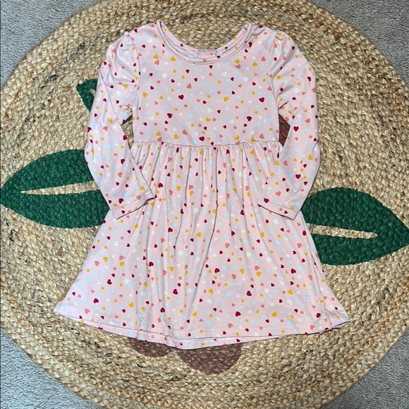Member’s Mark Other - Pink Heart Patterned Kids Dress